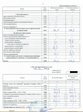 Фінансовий звіт за 2017 рік