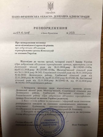 Долинська ОТГ стане флагманом економічного зростання в області