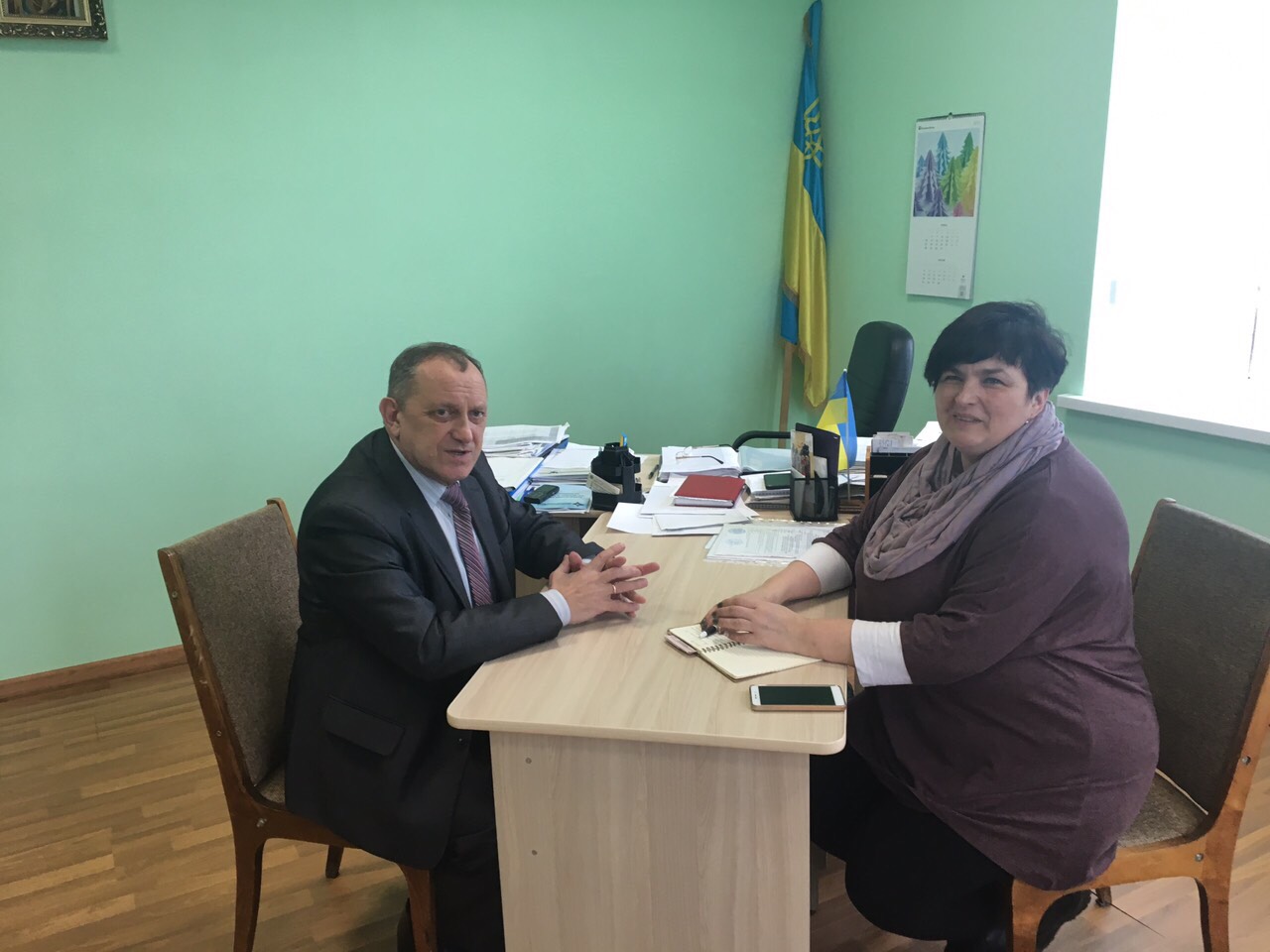 Відбулася  зустріч селищного  голови  Володимира  Поповича з  консультантом  з  гендерно-орієнтованого  бюджетування