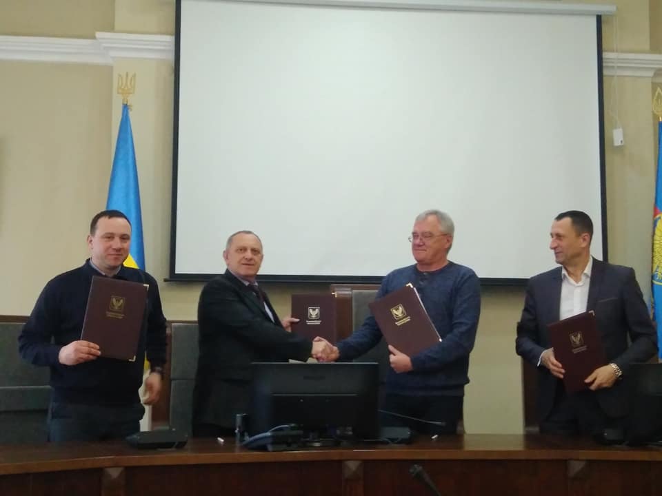 Чотири голови ОТГ зустрілися для підписання меморандуму про співпрацю
