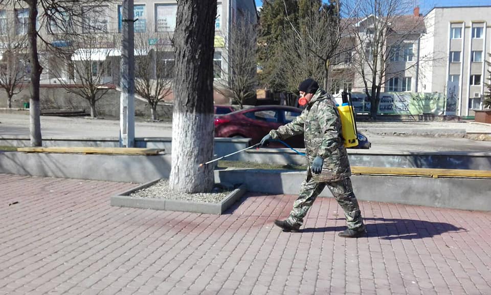 Продовжуємо дезінфікувати Городенку
