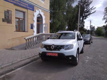 Більшівцівською селищною радою ОТГ придбано автомобіль для обслуговування населення первинної ланки медицини RENAULT NEW DUSTER