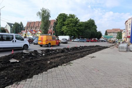 Стартували будівельні роботи в рамках реалізації проекту «Стала мобільність – реконструкція транспортної інфраструктури м.Надвірна»