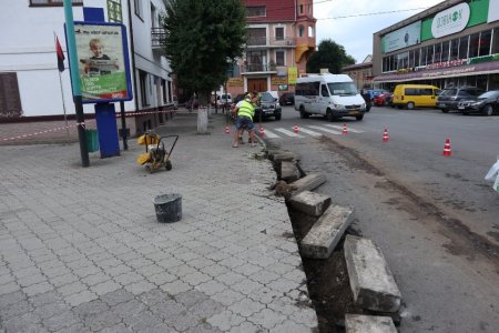 Стартували будівельні роботи в рамках реалізації проекту «Стала мобільність – реконструкція транспортної інфраструктури м.Надвірна»