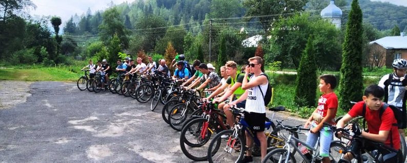 На Прикарпатті до Дня Незалежності стартував велопробіг 