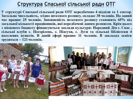 Звіт Спаського сільського голови за 2018 рік