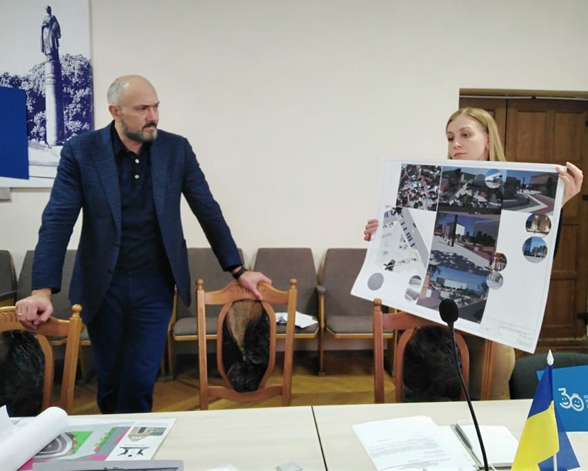 У Рогатині обрали концепцію облаштування скверу у центрі міста