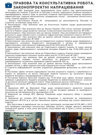 Звіт про роботу ІФ РВ АМУ за 2020 рік