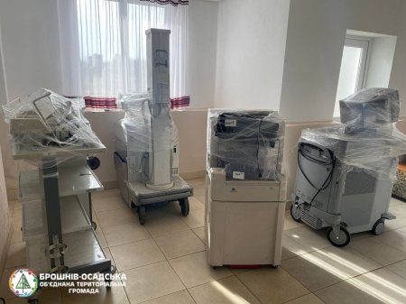 Брошнів-Осадську міську лікарню Брошнів-Осадської територіальної громади поповнили сучасним медичним устаткуванням 