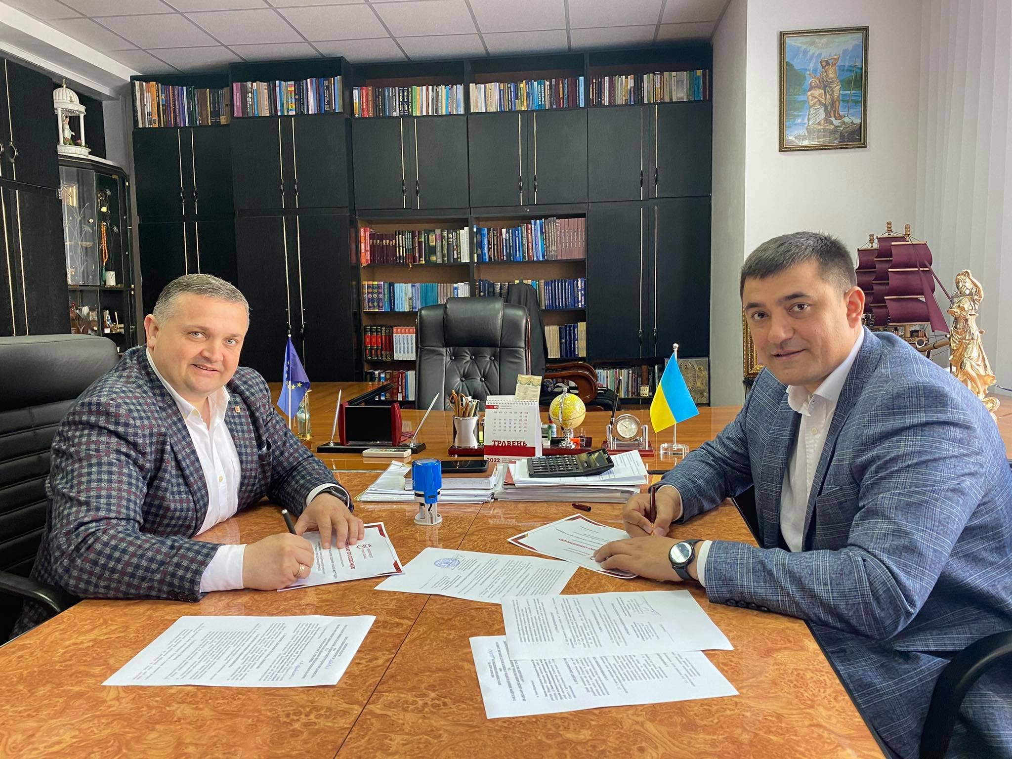 Підписання меморандуму про співпрацю між Івано-Франківським РВ АМУ та Університетом Короля Данила