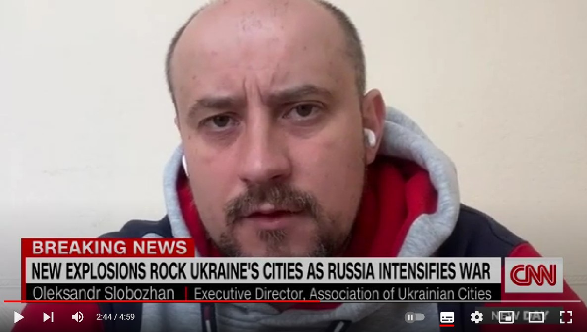 Агресор відповість за руйнування українських міст, селищ, сіл - Олександр Слобожан в ефірі CNN