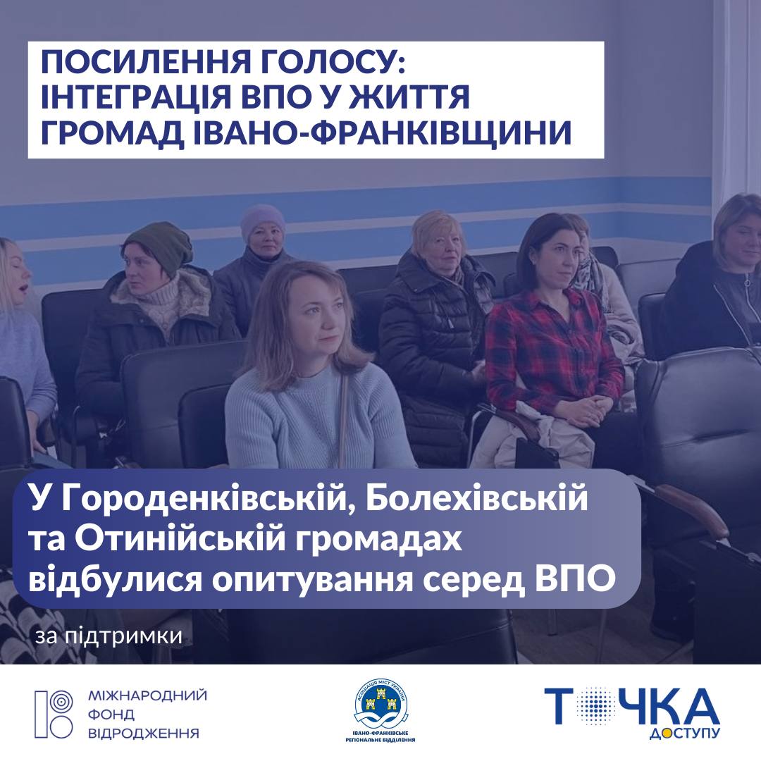 Інтеграція ВПО у життя громад: виклики, можливості та шлях до змін